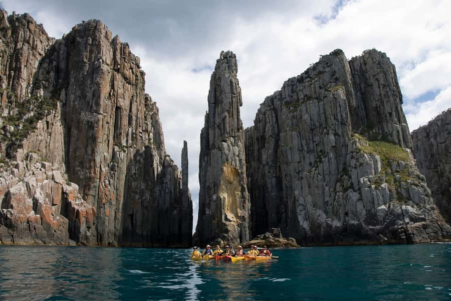 Tasman Peninsula Full-Day Sea Kayak Excursion - From Hobart to Fortescue Bay in two hours