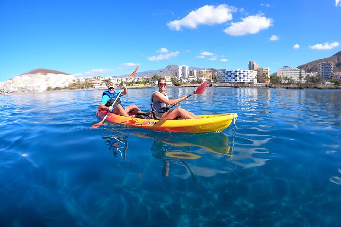 Tenerife: Kayak and snorkel with marine life safari - Starting in Los Cristianos with a simple setup