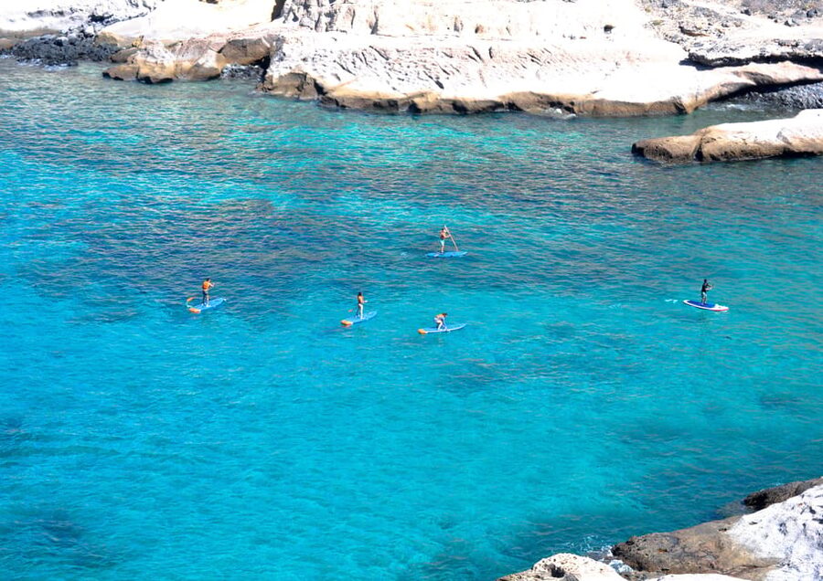 TENERIFE SUR | unforgettable SUP - SNORKELING EXPERIENCE - The quiet cove and snorkeling break