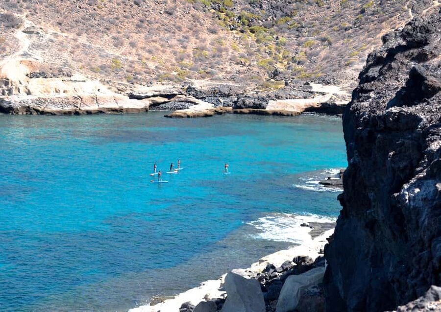 TENERIFE SUR | unforgettable SUP - SNORKELING EXPERIENCE - Learning the basics before leaving shore