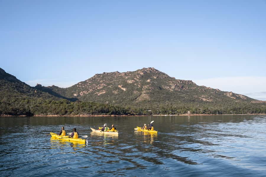 The Freycinet Paddle Kayak Tour - Why paddling Coles Bay changes the Freycinet view