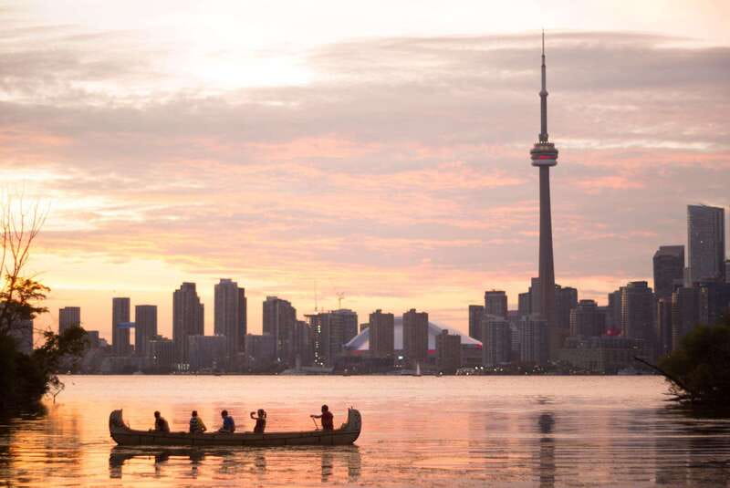 Toronto Islands: Sunset Canoe Tour - The Bird Sanctuary and Donout Island