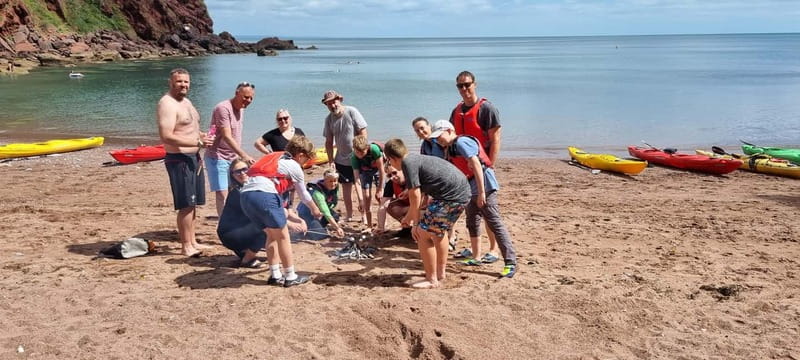 Torquay: Guided Wildlife, Bushcraft, Sea Cave Kayak Safari - Sea caves, rock formations and remote coves