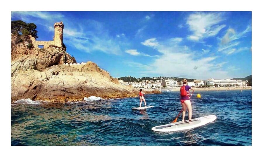 Tossa de Mar: Guided Route in Paddle Surfing&Coves and Caves - Entering the caves of Tossa de Mar