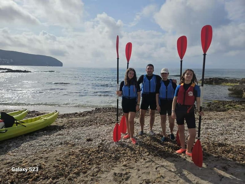 Tour kayak Moraira - Benitatxell (Cala Moraig) - Cala Moraig and the ride back to Moraira