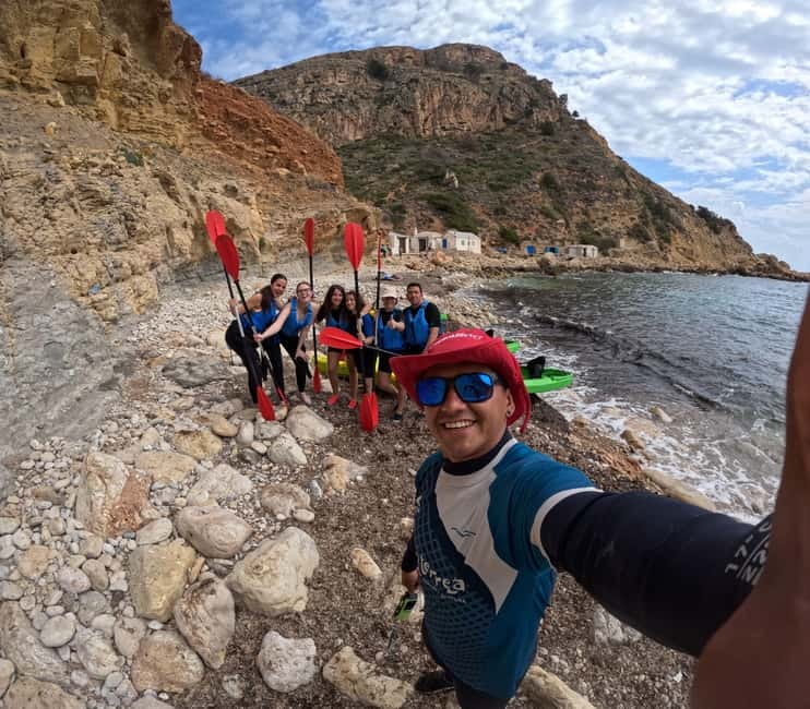 Tour kayak Moraira - Benitatxell (Cala Moraig) - Timing, cancellation, and group details