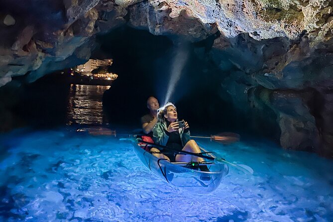 Transparent Kayak Night Glow Experience from Pula - Sunset, twilight, and the first paddle