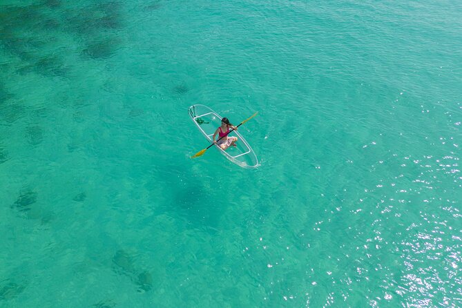 TRANSPARENT KAYAKING or SUP-ing AROUND ISLANDS - What you get for $72.29