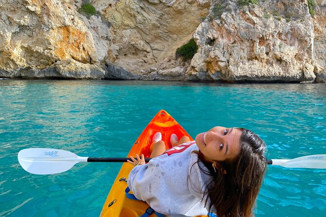 Uncharted Caves & Snorkelling Heaven: Cala Granadella Kayak Tour - The quiet stop at Cala Ambolo