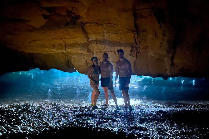 Uncharted Marine Reserve Cave, Snorkel & Cliff Jumping Kayak Tour - Starting with a safety briefing and a dry bag