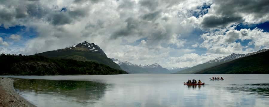 Ushuaia: Tierra del Fuego Trekking and Canoeing - Walking the forest trails for three hours
