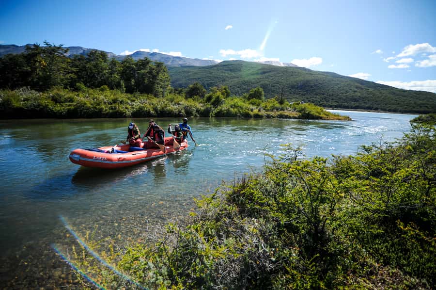 Ushuaia: Tierra del Fuego Trekking and Canoeing - The 30-minute ride into Tierra del Fuego National Park