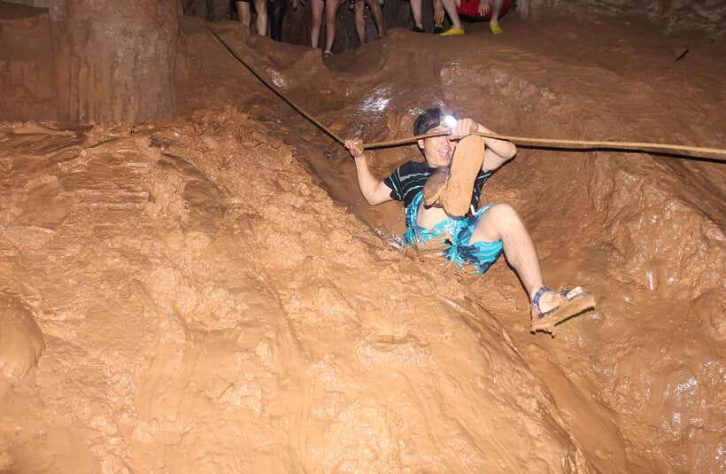 Vang Vieng: Kayaking & Cave Tubing with Zip Line/Blue Lagoon - Tham Nam None: cave tubing with a wartime past