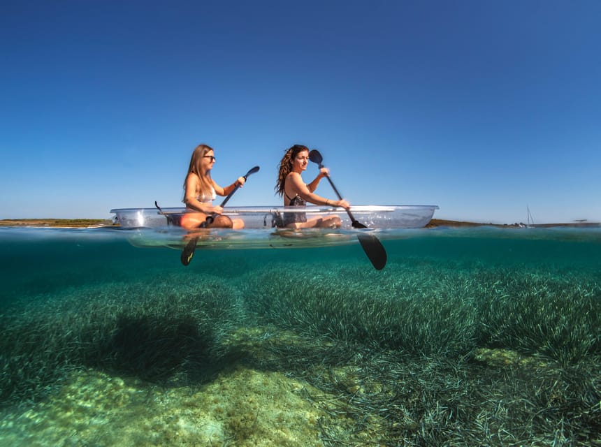 Verudela: Clear Kayak Rentals - Paddling around Fratarski, Frašker, and Fraškerić