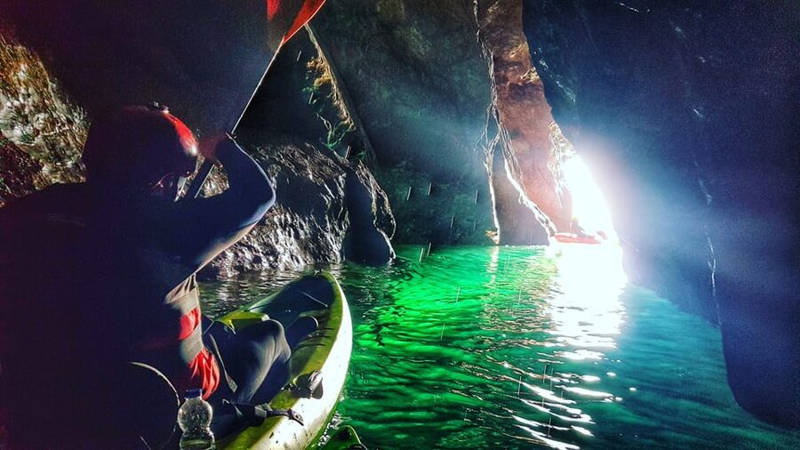 Wexford: Hook Peninsula Sea Cave Kayaking Experience - Baginbun Head: cliffs, caves, and local stories