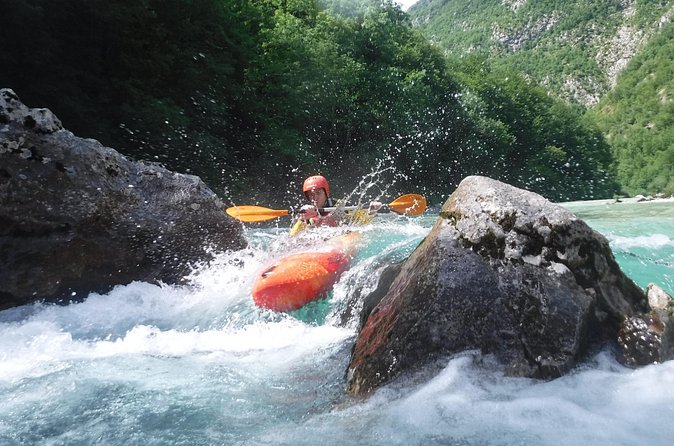 Whitewater Kayak Course on Soca River - The return to Bovec and the day-one review