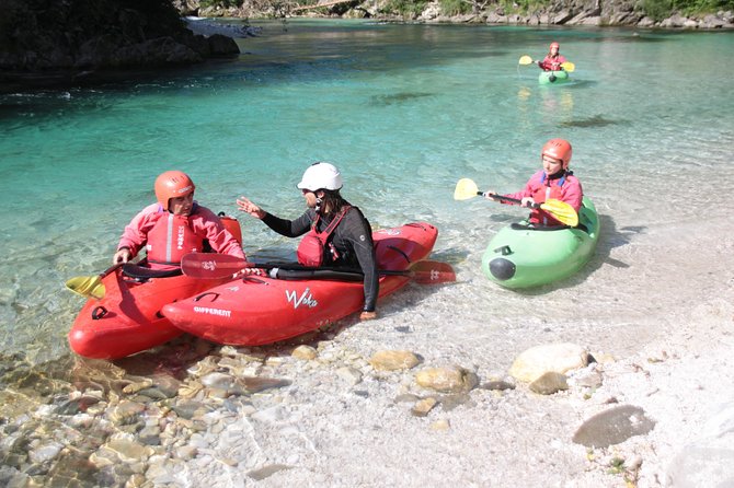 Whitewater Kayak Course on Soca River - What makes the small group valuable