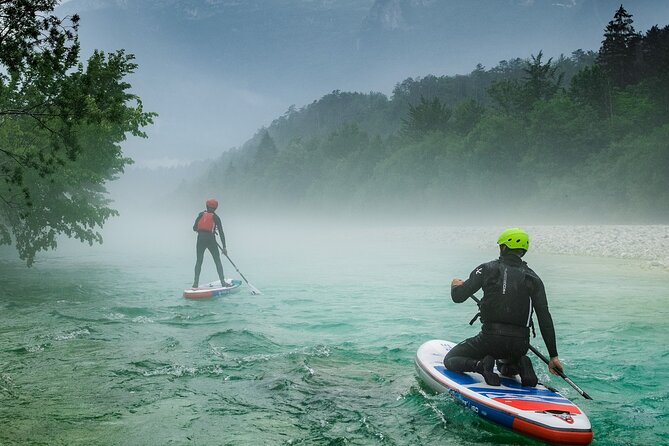 Whitewater Paddle Boarding on Soca River - Small rapids and practical river skills