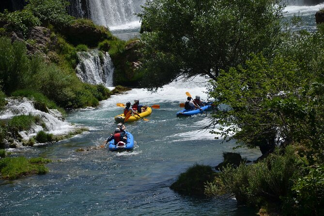 Zadar: Zrmanja River Kayaking, with optional transfer from Zadar - Paddling through clear water and small rapids