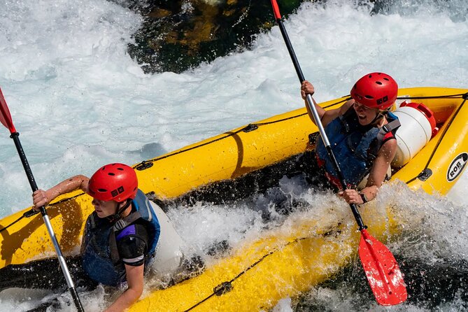 Zadar: Zrmanja River Kayaking, with optional transfer from Zadar - The walking section beside the larger waterfall