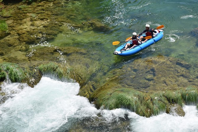 Zadar: Zrmanja River Kayaking, with optional transfer from Zadar - Lunch, swimming, and the final waterfall